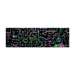 Math Linear Mathematics Education Circle Background Sticker Bumper (10 Pack) by Bangk1t