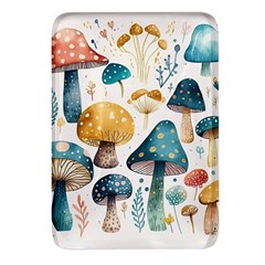 Mushroom Forest Fantasy Flower Nature Rectangular Glass Fridge Magnet (4 Pack) by Bangk1t