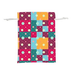 Background Pattern Texture Design Dots Wallpaper Lightweight Drawstring Pouch (m) by pakminggu