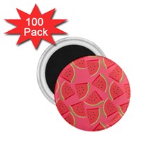 Watermelon Background Watermelon Wallpaper 1 75  Magnets (100 Pack)  by pakminggu