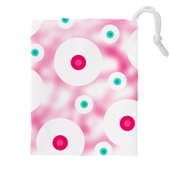 Wallpaper Pink Drawstring Pouch (4xl) by Luxe2Comfy