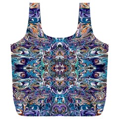 Over The Delta  Full Print Recycle Bag (xxl) by kaleidomarblingart