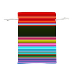 Horizontal Line Colorful Lightweight Drawstring Pouch (s) by Grandong