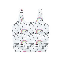 Cute-art-print-pattern Full Print Recycle Bag (s) by pakminggu