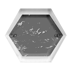 Landscape-sci-fi-alien-world Hexagon Wood Jewelry Box by Bedest