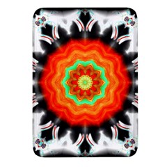 Abstract-kaleidoscope-colored Rectangular Glass Fridge Magnet (4 Pack) by Bedest