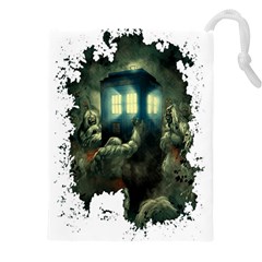 Time Machine Doctor Who Drawstring Pouch (4xl) by Cowasu