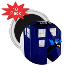 Tardis-doctor-who 2 25  Magnets (10 Pack)  by Cowasu