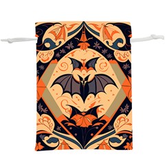 Bat Pattern Lightweight Drawstring Pouch (xl) by Valentinaart
