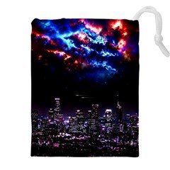 Science-fiction-sci-fi-forward Drawstring Pouch (4xl) by Cowasu