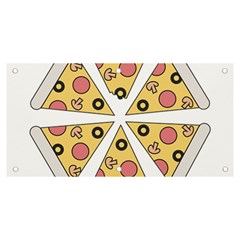 Pizza-slice-food-italian Banner And Sign 6  X 3  by Sarkoni