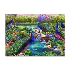 Peacocks  Fantasy Garden Sticker A4 (10 Pack) by Bedest