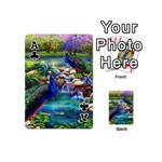 Peacocks  Fantasy Garden Playing Cards 54 Designs (Mini) Front - ClubA