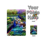 Peacocks  Fantasy Garden Playing Cards 54 Designs (Mini) Back