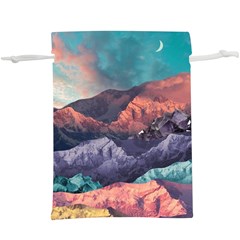 Adventure Psychedelic Mountain Lightweight Drawstring Pouch (xl) by Ndabl3x