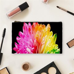Abstract, Amoled, Back, Flower, Green Love, Orange, Pink, Cosmetic Bag (medium) by nateshop