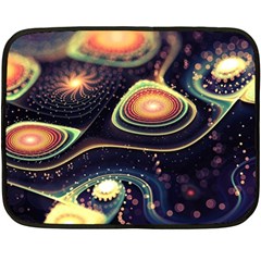 Psychedelic Trippy Abstract 3d Digital Art Fleece Blanket (mini) by Bedest