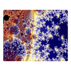 Psychedelic Colorful Abstract Trippy Fractal Mandelbrot Set Two Sides Premium Plush Fleece Blanket (large) by Bedest