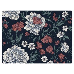 Flower Pattern Premium Plush Fleece Blanket (extra Small) by Bedest