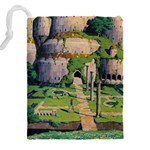 Painting Scenery Drawstring Pouch (4XL) Back