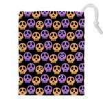 Halloween Skull Pattern Drawstring Pouch (4XL) Front