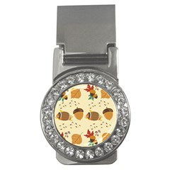 Leaves Foliage Acorns Barrel Money Clips (cz)  by Ndabl3x