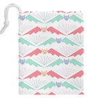 Halloween Pattern Drawstring Pouch (4XL) Back