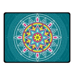 Abstract Digital Artwork Fleece Blanket (small) by Ndabl3x