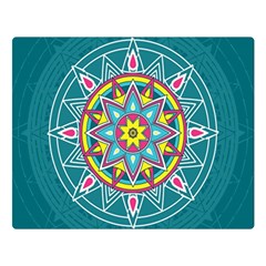 Abstract Digital Artwork Two Sides Premium Plush Fleece Blanket (large) by Ndabl3x