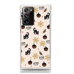 Cat Halloween Pattern Samsung Galaxy Note 20 Ultra Tpu Uv Case by Ndabl3x