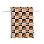Chess Halloween Pattern Lightweight Drawstring Pouch (M) Back
