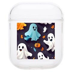 Ghost Pumpkin Scary Airpods 1/2 Case by Ndabl3x