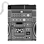 Boombox Drawstring Pouch (4XL) Back