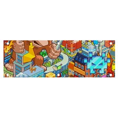 Pixel Art Retro Video Game Banner And Sign 6  X 2  by Sarkoni