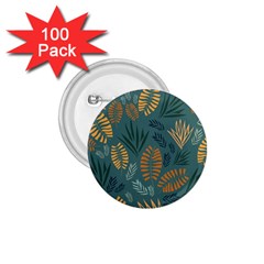 Leaves Pattern Texture Plant 1 75  Buttons (100 Pack)  by Grandong