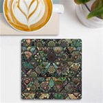 Digital Art Triangle Pattern Texture Mosaic UV Print Square Tile Coaster  Front