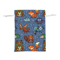 Animals Pattern Colorful Vector Lightweight Drawstring Pouch (s) by Grandong