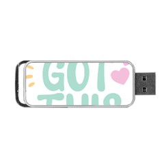 You Got This T- Shirt You Got This A Cute Motivation Qoute To Keep You Going T- Shirt Yoga Reflexion Pose T- Shirtyoga Reflexion Pose T- Shirt Portable Usb Flash (two Sides) by hizuto