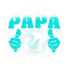Best Papa Ever T- Shirt Best Papa Ever T- Shirt Yoga Reflexion Pose T- Shirtyoga Reflexion Pose T- Shirt Mini Round Pill Box by hizuto