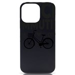 Bicycle T- Shirt Bicycle Commuting Is The Only Way For Me T- Shirt Yoga Reflexion Pose T- Shirtyoga Reflexion Pose T- Shirt iPhone 14 Pro Max Black UV Print Case Front