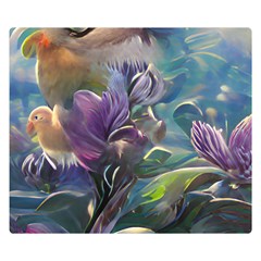 Abstract Blossoms  Two Sides Premium Plush Fleece Blanket (small) by Internationalstore