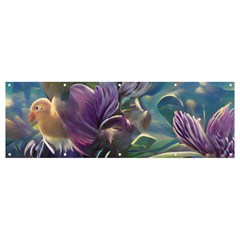 Abstract Blossoms  Banner And Sign 12  X 4  by Internationalstore