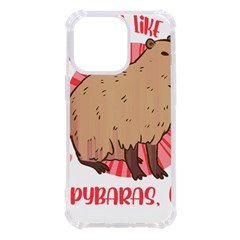 Capybara Art T- Shirt I Just Really Like Capybaras O K  T- Shirt Yoga Reflexion Pose T- Shirtyoga Reflexion Pose T- Shirt Iphone 13 Pro Tpu Uv Print Case by hizuto
