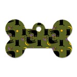 Cat Cartoon Cats Animal Pattern Dog Tag Bone (Two Sides) Back