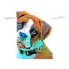 Boxer Dog Art T- Shirt Boxer Dog Art T- Shirt Lightweight Drawstring Pouch (m) by JamesGoode