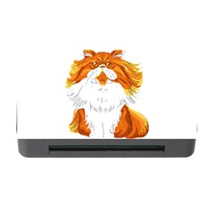 Persian Cat T-shirtwhite Look Calm Persian Cat 06 T-shirt (1) Memory Card Reader With Cf by EnriqueJohnson