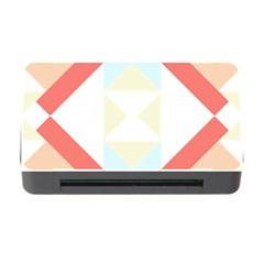 Abstract Pattern T- Shirt Hourglass Pattern  Desert Tones Abstract  Brown And Green  Soft Furnishing Memory Card Reader With Cf by EnriqueJohnson