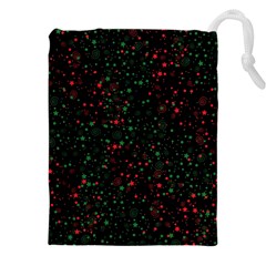Confetti Star Dot Christmas Drawstring Pouch (4xl) by uniart180623