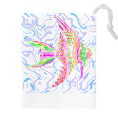 Fishing Lover T- Shirtfish T- Shirt Drawstring Pouch (4xl) by EnriqueJohnson