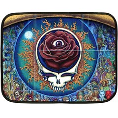 Grateful-dead-ahead-of-their-time Fleece Blanket (mini) by Sarkoni